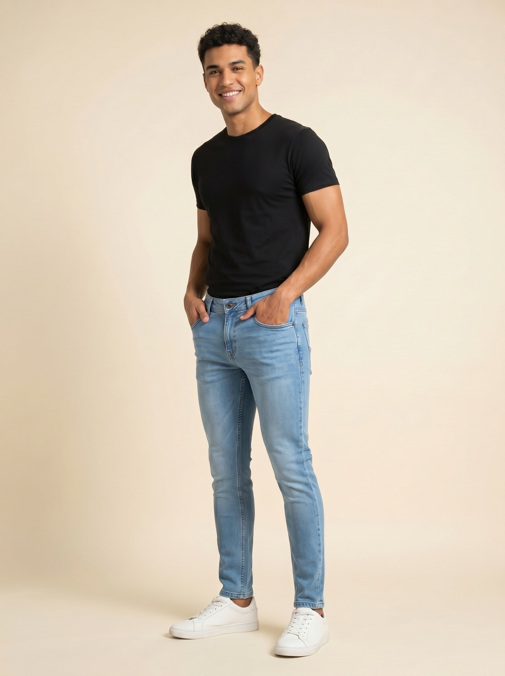 ג׳ינס Slim Retro בהיר